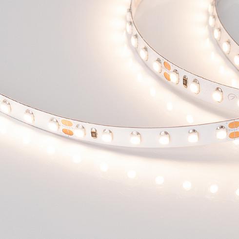 

Лента светодиодная, 5 м, SMD 2835, 120 шт./9.6 Вт на метр, 24V, 3000K, теплый, IP20 Arlight (027936(2))