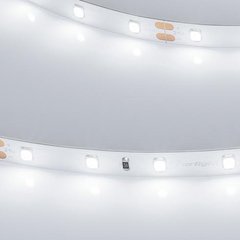 

Лента светодиодная RT-A60-8mm, 5 м, SMD 2835, 60 шт./4.8 Вт на метр, 24V, 6000K, белый, IP20 Arlight (011504(2)), RT-A60-8mm