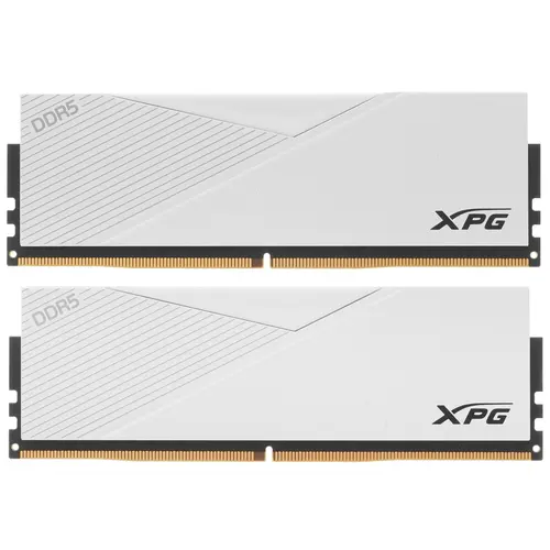 

Комплект памяти DDR5 DIMM 64Gb (2x32Gb), 5600MHz, CL36, 1.25V, ADATA, XPG Lancer (AX5U5600C3632G-DCLAWH) Retail, AX5U5600C3632G-DCLAWH