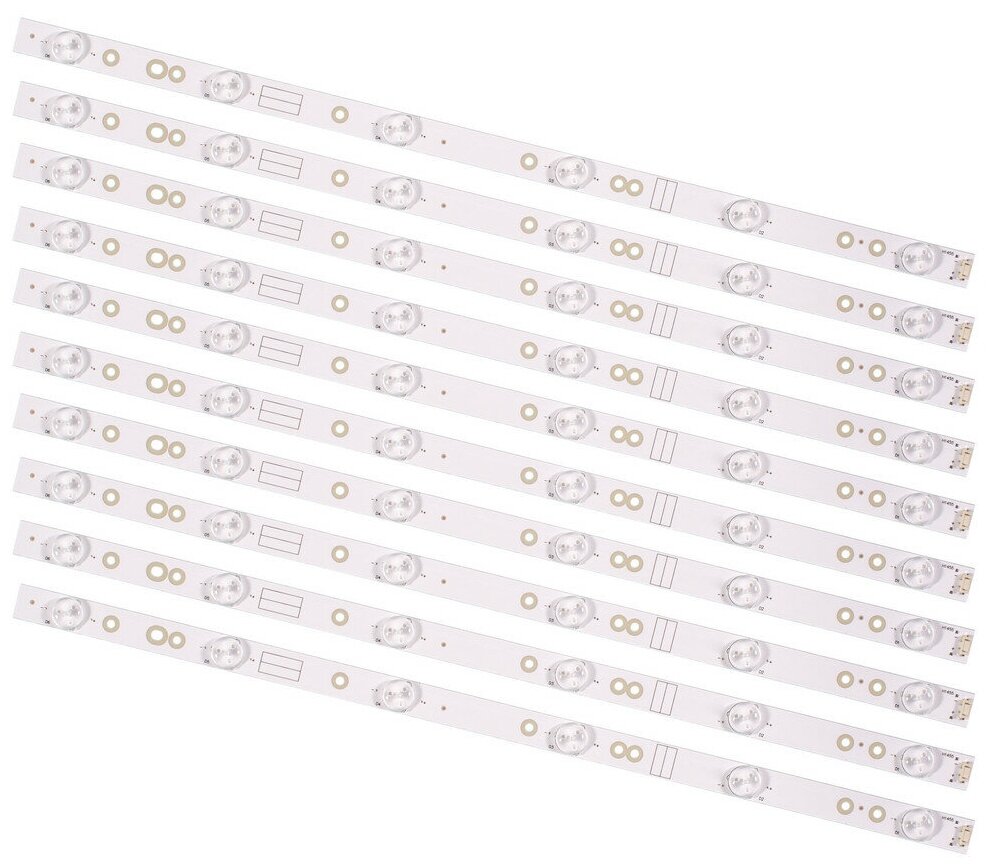 Светодиодная подсветка 49"-50", 5800-W49001-1P00, 5800-W49001-2P00 (комплект, 10 шт) (5800-W49001-1P00)