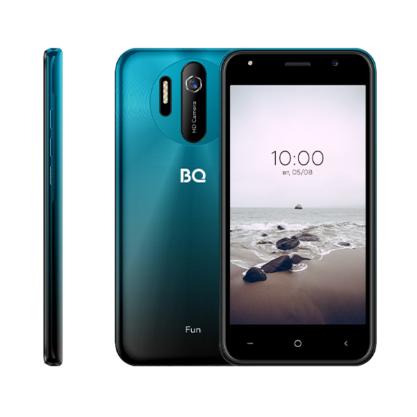 

Смартфон BQ 5031G Fun, 5" 720x1280 IPS, Unisoc SC7731E, 2Gb RAM, 16Gb, 3G, Wi-Fi, BT, Cam, 2-Sim, 2000 мА⋅ч, Micro-USB, Android 10 Go, бирюзовый (86193199), Cherry red;graphite;night blue;sea wave blue, 5031G Fun