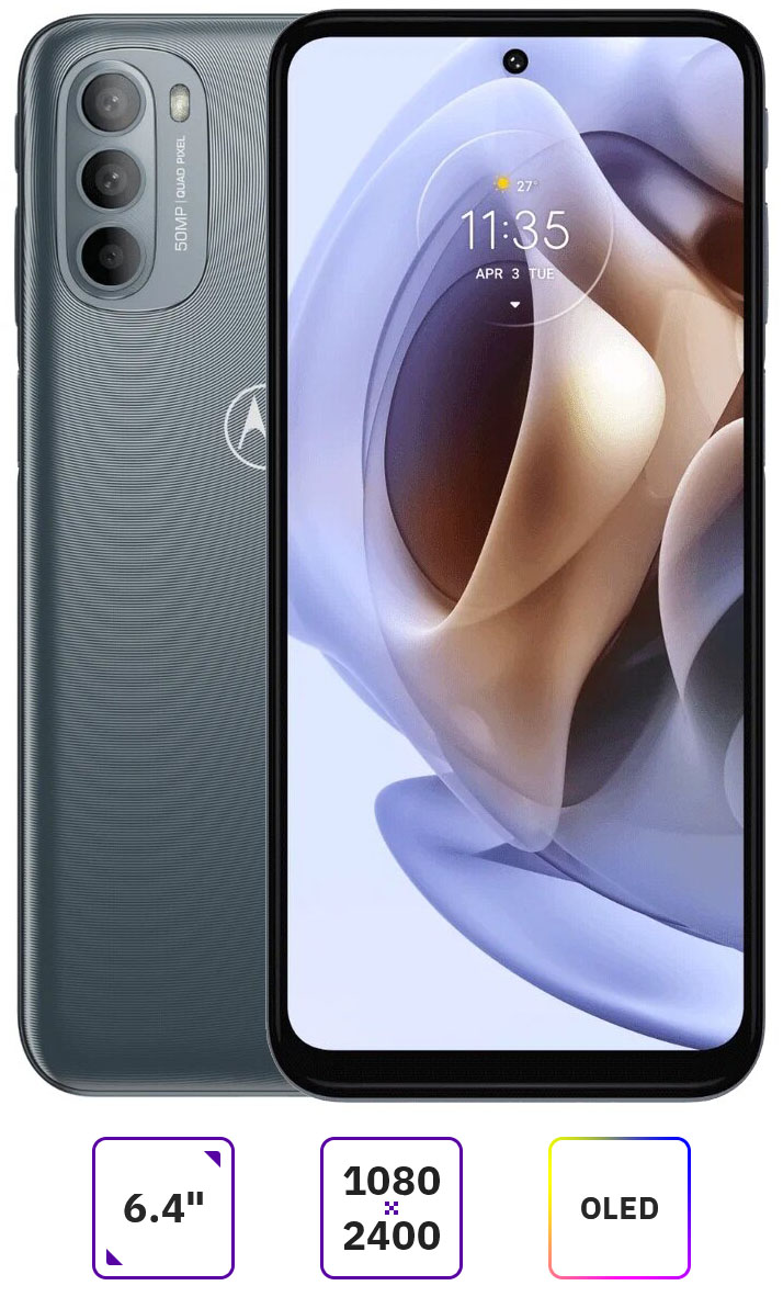 Смартфон Motorola moto g31 4Gb/128Gb Android серый