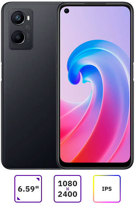 

Смартфон OPPO A96, 6.59" 1080x2400 IPS, Qualcomm Snapdragon 680, 6Gb RAM, 128Gb, 3G/4G, NFC, Wi-Fi, BT, 2xCam, 2-Sim, 5000 мА⋅ч, USB Type-C, Android 11, черный, A96