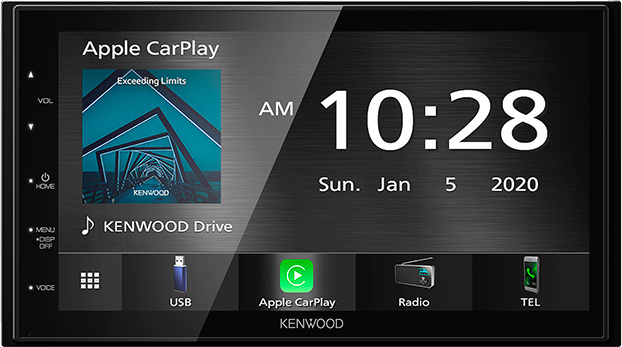 

Автомагнитола KENWOOD, 2 DIN, 4x4x45Вт, USB, Bluetooth, черный (DMX-5020S)