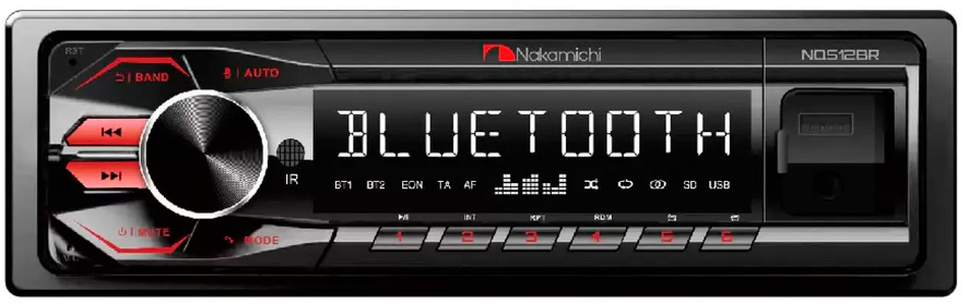 

Автомагнитола NAKAMICHI, 1 DIN (NAK-NQ512BR)