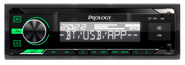 

Автомагнитола Prology, 1 DIN, Bluetooth (PRGT160)