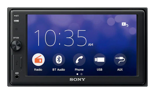 

Автомагнитола Sony, 2 DIN, 4x55 Вт, USB, Bluetooth, черный (XAV-1500)