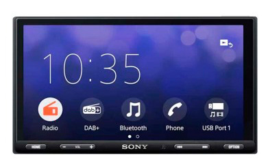 Автомагнитола Sony, 2 DIN, 4x55 Вт