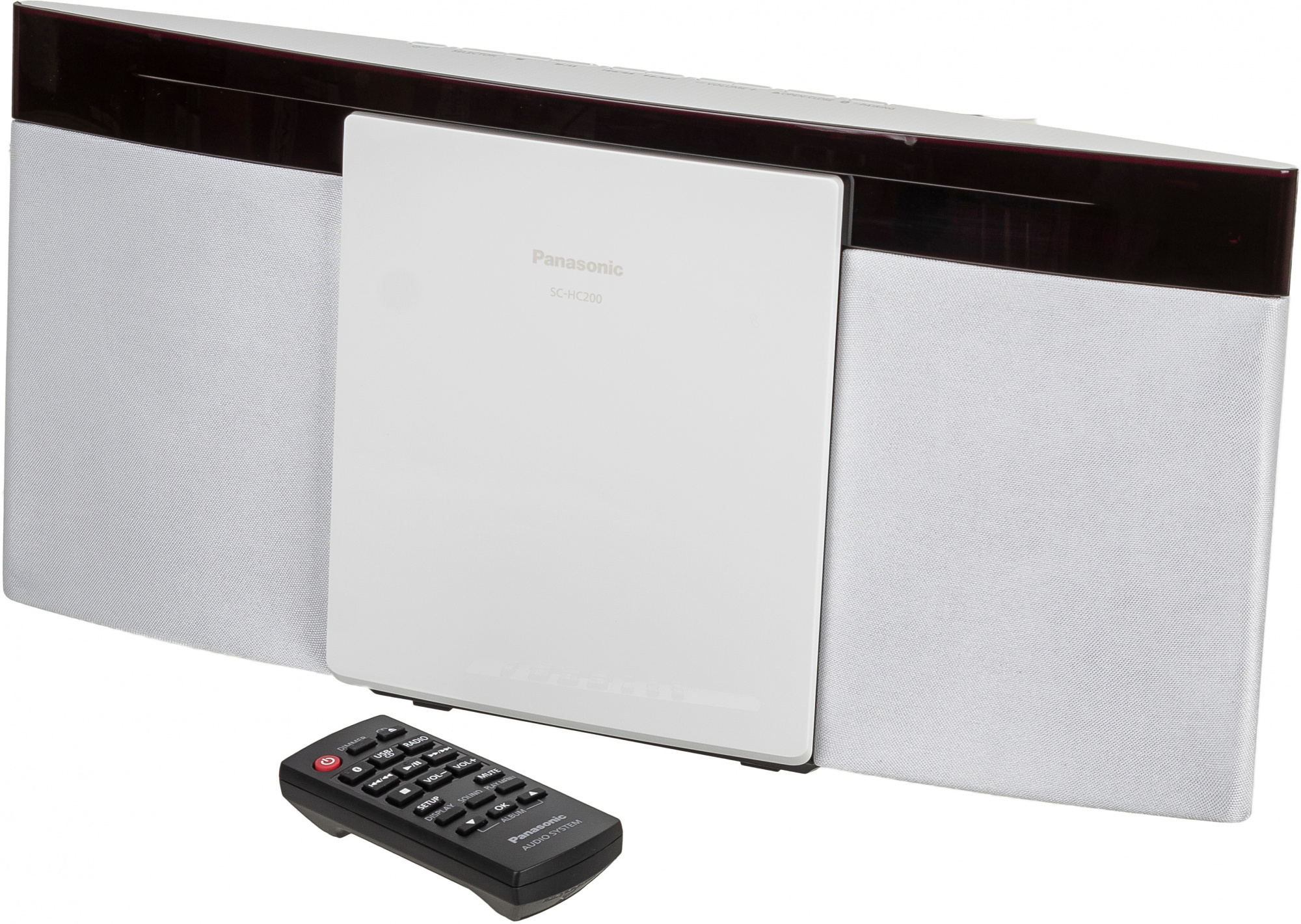 

Мидисистема Panasonic, 20 Вт, FM, USB, Bluetooth, Wi-Fi, белый (SC-HC200EG-W)