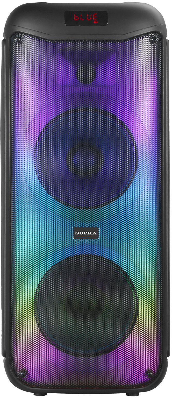 

Мидисистема Supra, 65 Вт, караоке, FM, USB, AUX, Bluetooth, черный (SMB-790)