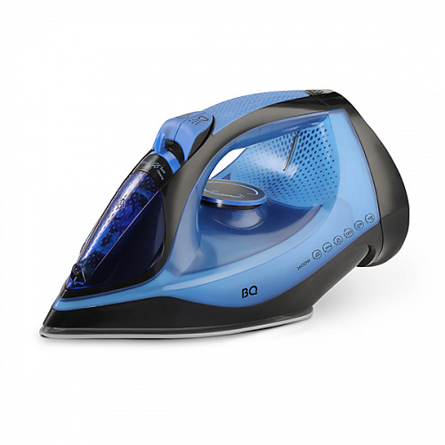 

Утюг BQ SIC1001 2.6 кВт, длина шнура 1.6 м, черный/синий, SIC1001