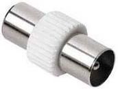 

Адаптер антенный Coax(m)-Coax(m), экранированный, белый Hama (00043490)