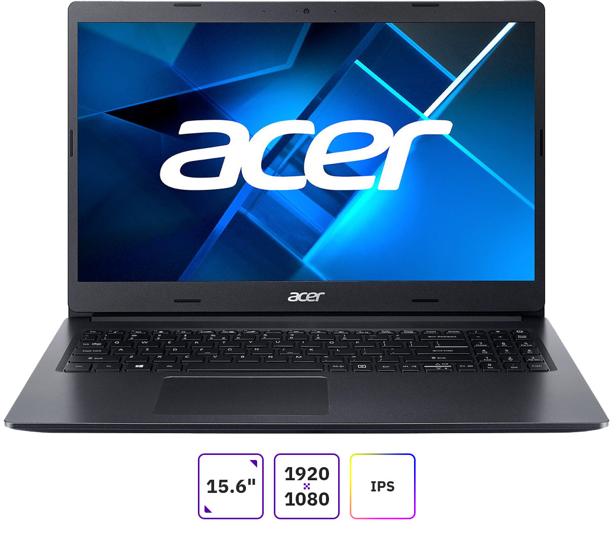 Ноутбук 15.6" Acer Extensa 15 EX215-52-53U4, черный (NX.EG8ER.00B)