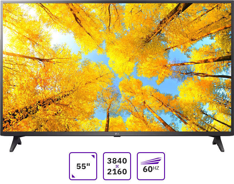 

Телевизор 55" LG 55UQ75006LF, 4K, 3840x2160, DVB-T /T2 /C, HDMIx2, USBx1, WiFi, Smart TV, темно-серый (55UQ75006LF), 55UQ75006LF