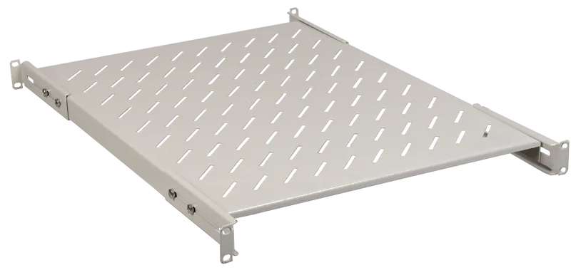 Полка стационарная ITK глубина 60 см до 100 кг серая для шкафов и стоек ITK (FS35-600PI-R), цвет серый