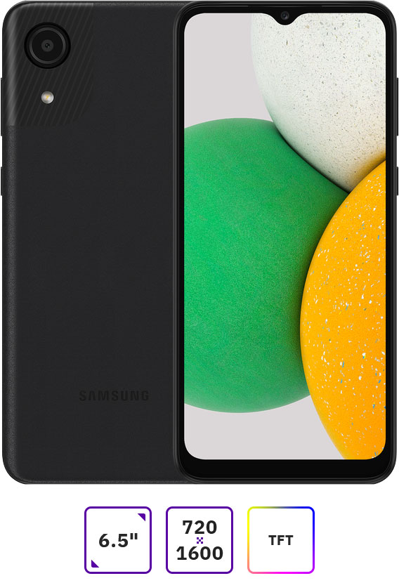 Смартфон Samsung Galaxy A03 Core, 6.5