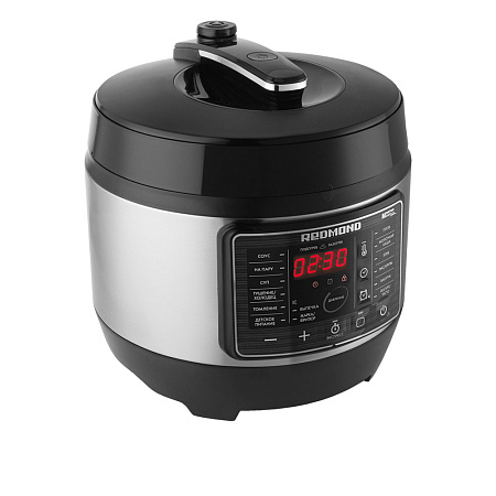 

Мультиварка Redmond RMC-PM504 5 л, 900 Вт, черный/серебристый, RMC-PM504