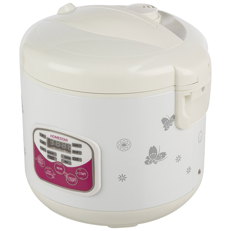 

Мультиварка HomeStar HS-2022 5 л, 900 Вт, белый (005271), HS-2022
