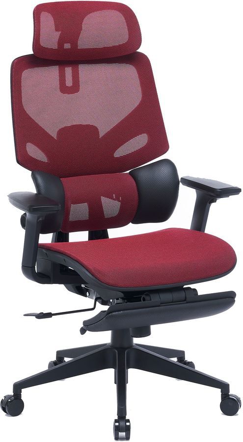 Кресло игровое Cactus CS-CHR-MC01-RD, красный (CS-CHR-MC01-RD)