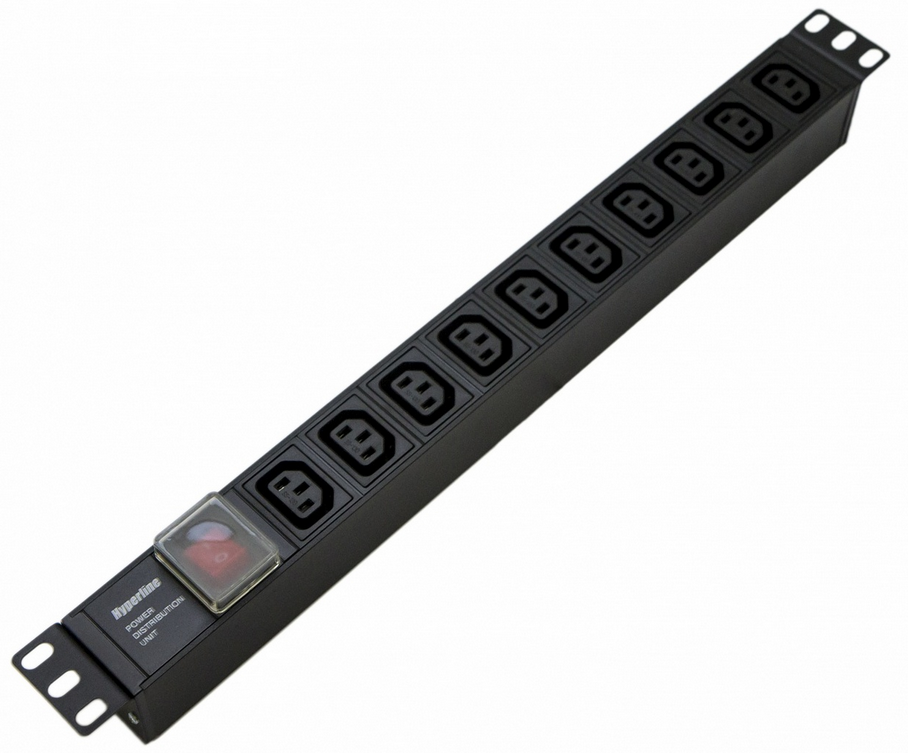 

Блок розеток (PDU) Hyperline SHE19-10IEC-S-IEC, кол-во розеток:10 (10xC13), 10А, черный (SHE19-10IEC-S-IEC), SHE19-10IEC-S-IEC