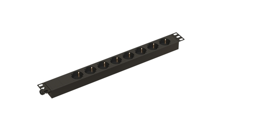 

Блок розеток (PDU) Hyperline SHE19-8SH-CB, кол-во розеток:8 (8xЕвро), 16А, черный (SHE19-8SH-CB), SHE19-8SH-CB