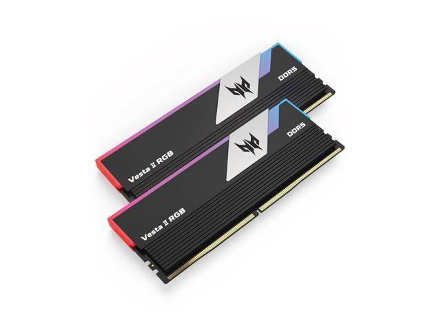 

Комплект памяти DDR5 DIMM 32Gb (2x16Gb), 6800MHz, CL34, 1.4V, Acer, Predator Vesta II RGB (RAAcer_BL9BWWR361) Retail, RAAcer_BL9BWWR361