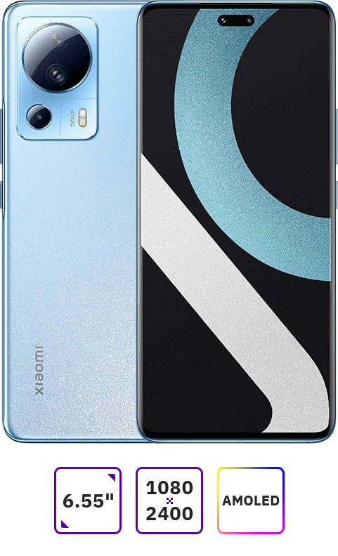 

Смартфон Xiaomi 13 Lite, 6.55" 1080x2400 AMOLED, Qualcomm Snapdragon 7 Gen1, 8Gb RAM, 256Gb, 3G/4G/5G, NFC, Wi-Fi, BT, 3xCam, 2-Sim, 4500 мА⋅ч, USB Type-C, Android 12, синий (44210), 13 Lite