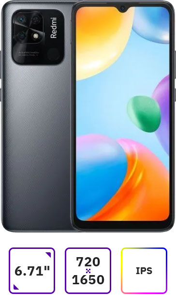 Смартфон Xiaomi Redmi 10C 3Gb/64Gb Android серый