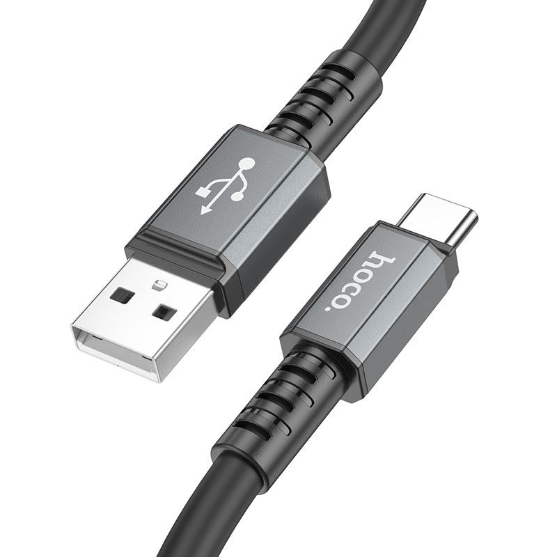 

Кабель USB-USB Type-C, быстрая зарядка, 3А, 1 м, черный, HOCO X85 Strength (6931474777492)