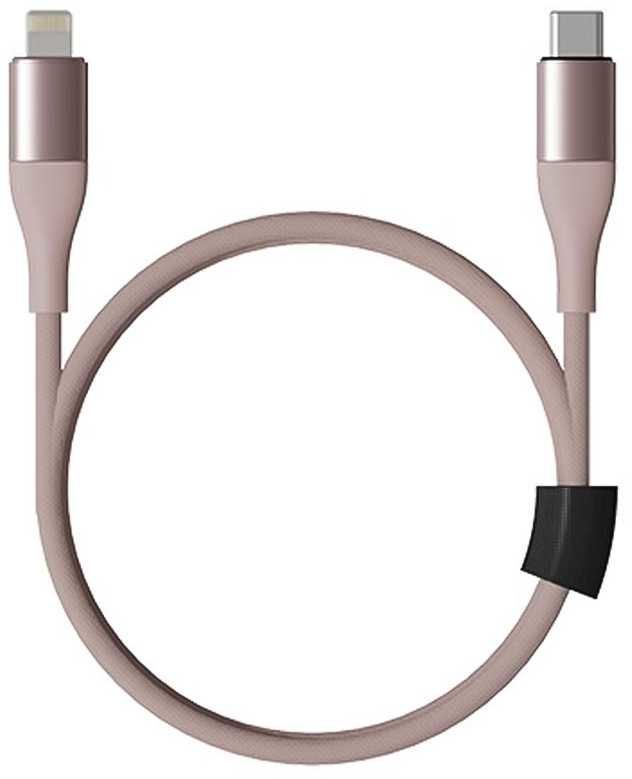 

Кабель USB Type-C-Lightning 8-pin, 1 м, розовый, SOLOVE DW5 (DW5 PINK RUS), DW5