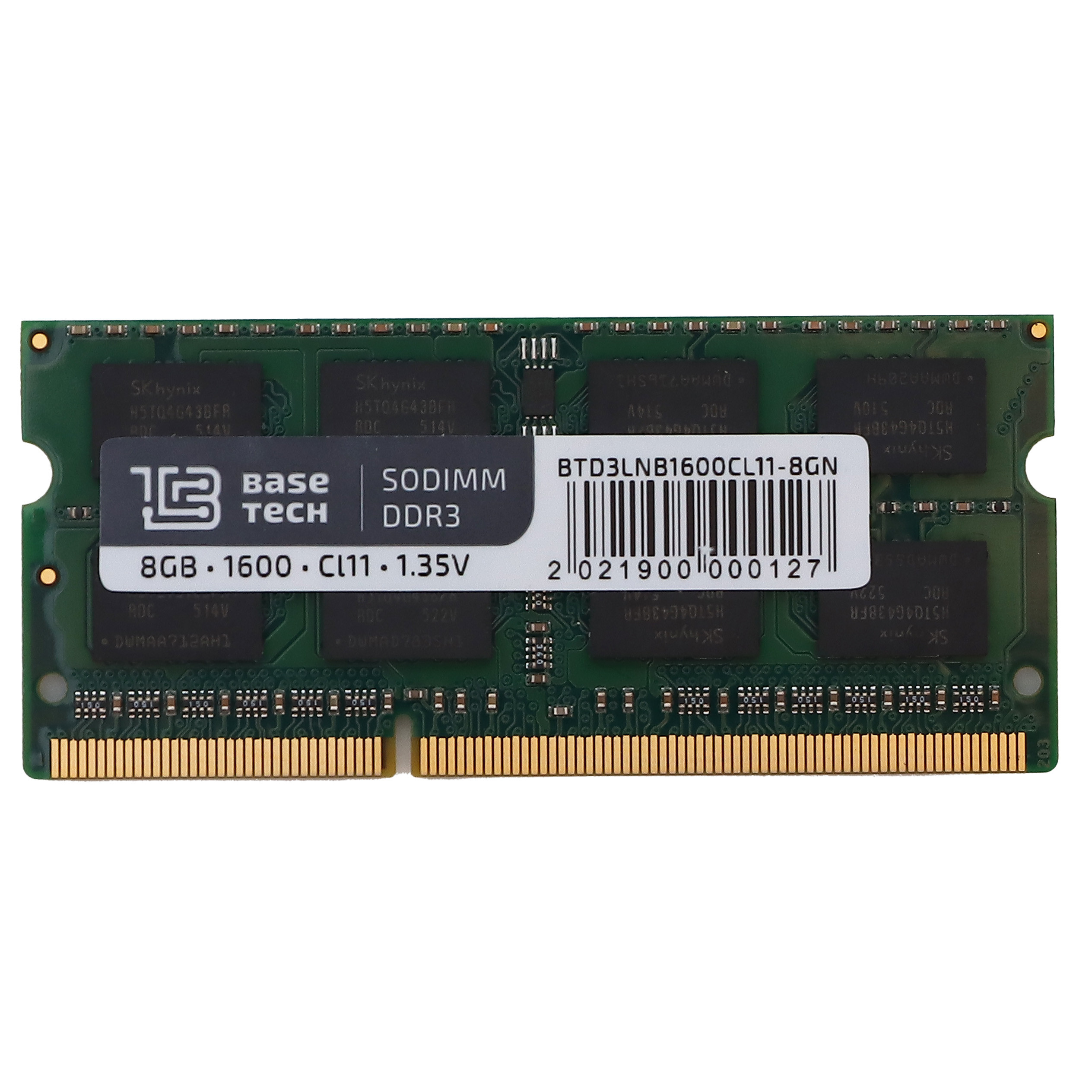 Память DDR3L SODIMM 8Gb, 1600MHz BaseTech (BTD3LNB-1600-CL11-8GN)
