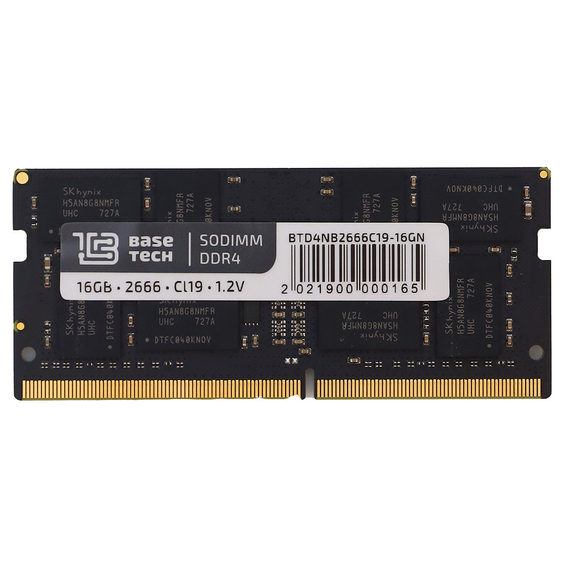 Память DDR4 SODIMM 16Gb, 2666MHz BaseTech (BTD4NB2666C19-16GN)