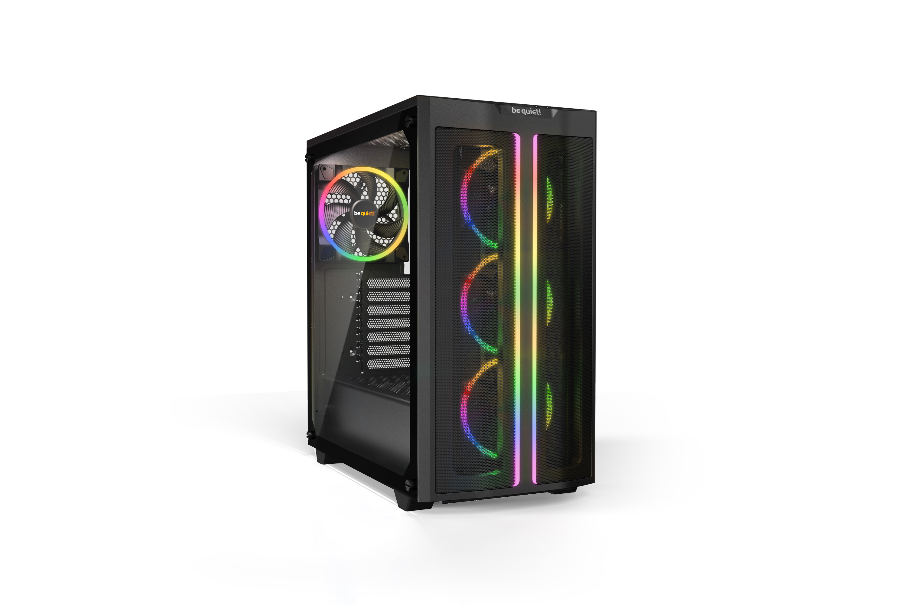 

Корпус be quiet! PURE BASE 500 FX, ATX, Midi-Tower, USB 3.2, USB Type-C, RGB подсветка, черный, без БП (BGW43 ), PURE BASE 500 FX