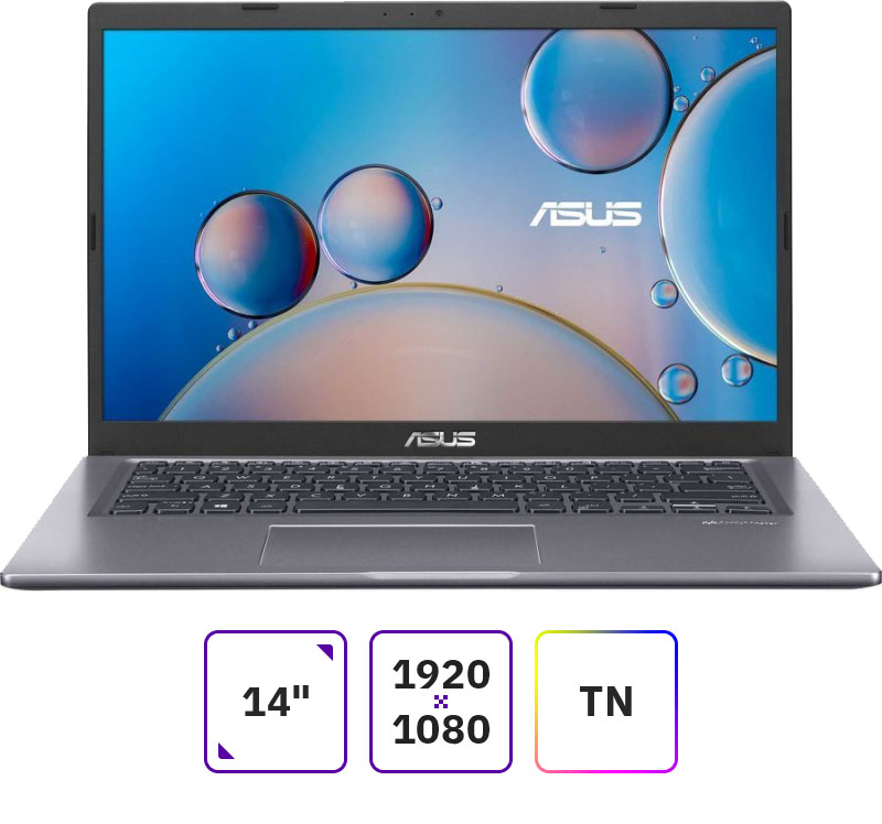

Ноутбук ASUS Laptop 14" 1920x1080, Intel Core i3 1115G4 3 ГГц, 8Gb RAM, 256Gb SSD, без OC, серый (90NB0TT2-M17960)