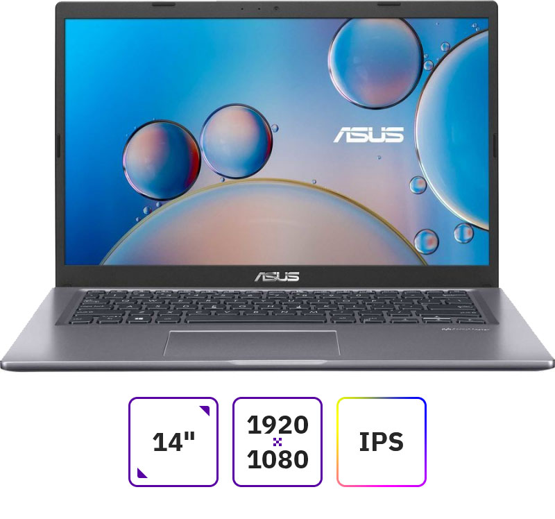 

Ноутбук ASUS Laptop X415EA-EB1209W 14" IPS 1920x1080, Intel Core i3 1115G4 3 ГГц, 8Gb RAM, 256Gb SSD, W11, серый (90NB0TT2-M00DW0), X415EA-EB1209W
