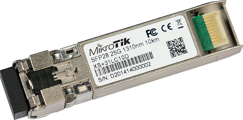 

Модуль SFP28 Mikrotik XS+31LC10D, 10 км, LC, Tx:1310 нм, Rx:1310 нм, 25 Гбит/с, SM, двойной, DDM (XS+31LC10D), XS+31LC10D