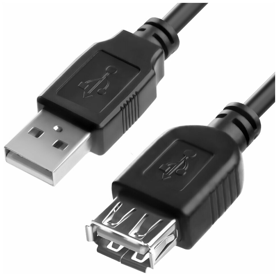 

Кабель-удлинитель USB 2.0 A(f)-USB 2.0 A(m), 1.8 м, черный, 4PH R90038 (4PH-R90038), R90038