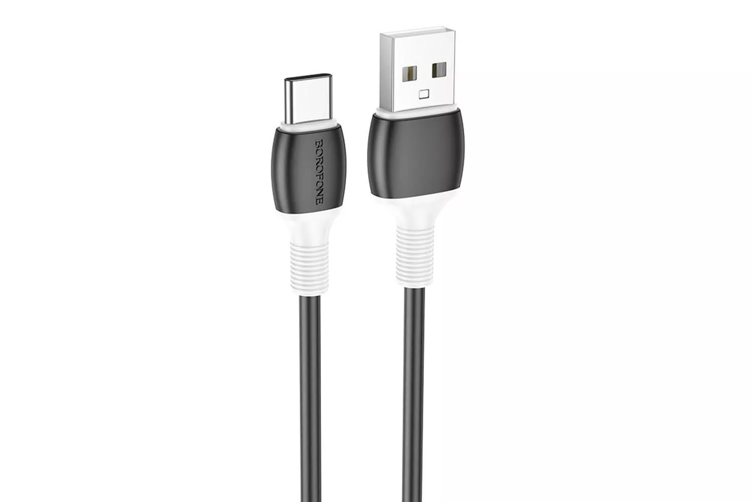

Кабель USB-USB Type-C, 3А, 1 м, черный, Borofone BX84 Rise (6974443386806), BX84