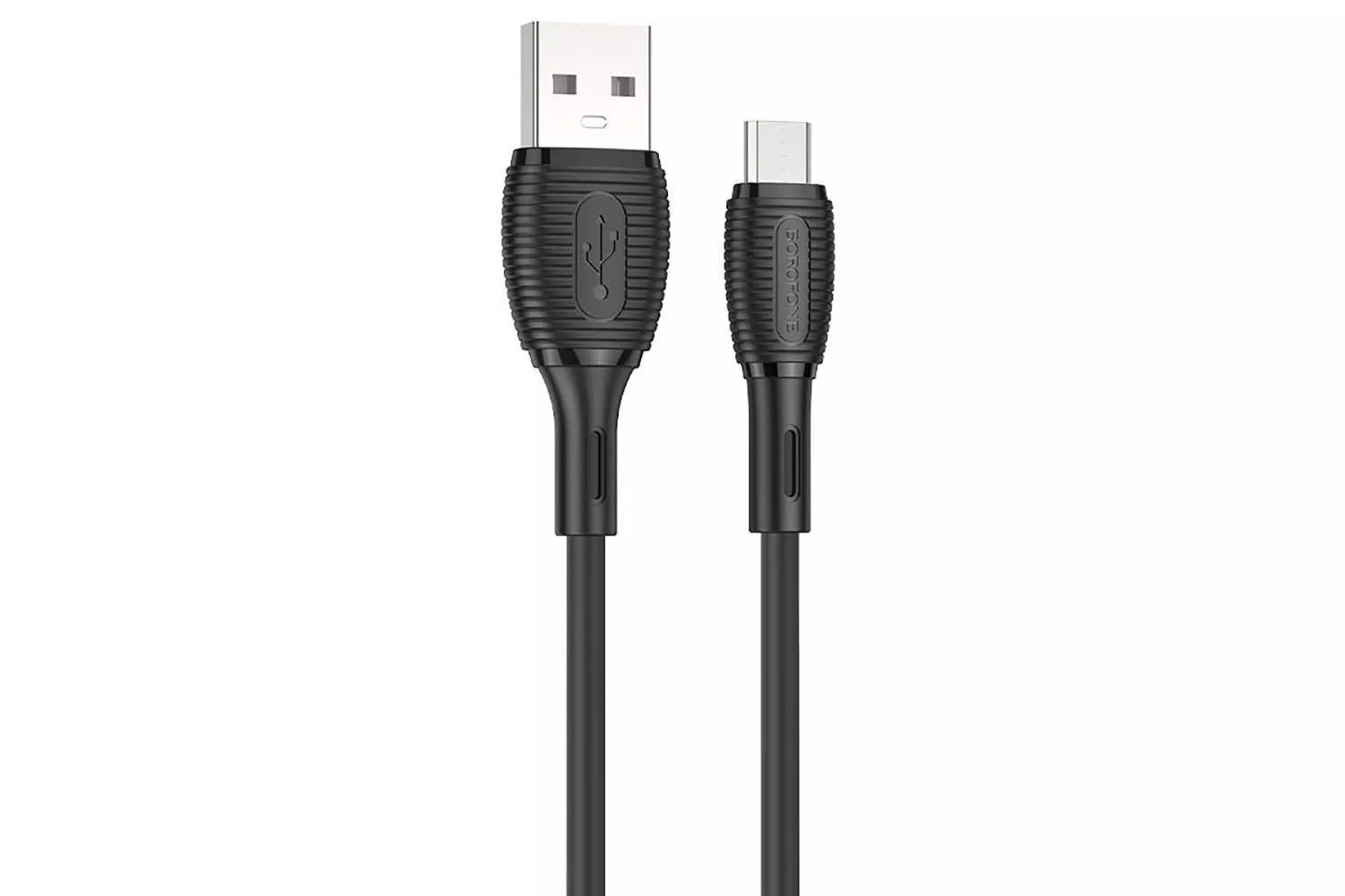 

Кабель USB-Micro USB, 2.4А, 1 м, черный, Borofone BX86 Advantage (6974443388800), BX86 Advantage