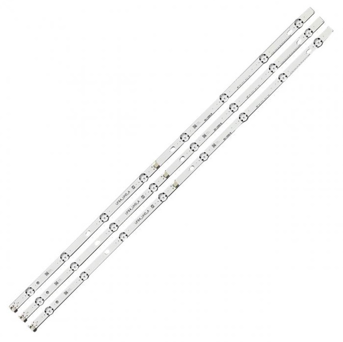 Светодиодная подсветка LG 43LH, 43LJ, 43LW, 43LX, 43UF, 43UH, AGF79044301, UF64_UHD_A (комплект, 3 шт) (AGF79044301)