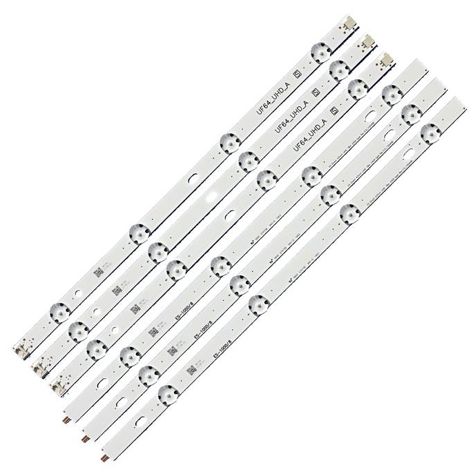 Светодиодная подсветка LG 43LH, 43LJ, 43LW, 43LX, 43UF, 43UH, AGF79044301, UF64_UHD_A (комплект, 6 шт) (AGF79044301)