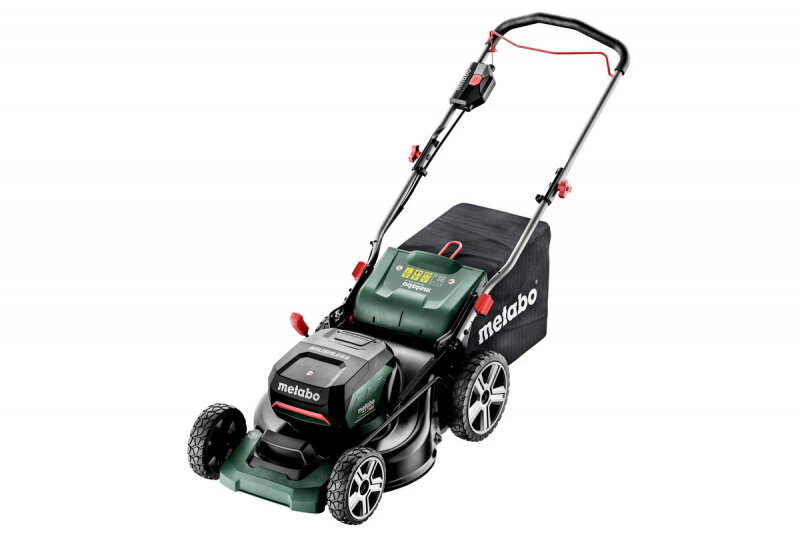 

Колесная газонокосилка Metabo RM 36-18 LTX BL 36, бесщеточный, аккумуляторная, Li-Ion, 5.2 А·ч, 18 В, ширина скашивания 36 см, высота скашивания 2 см-7 см, объем травосборника 45л., 13.5 кг, 2АКБ+З/У (T0525), RM 36-18 LTX BL 36