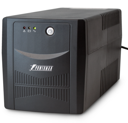 ИБП Powerman Back Pro 1050, 1050 В·А, 600 Вт, EURO, розеток - 4, черный б/у, после ремонта, следы эксплуатации редкие потертости по корпусу, полный комплект