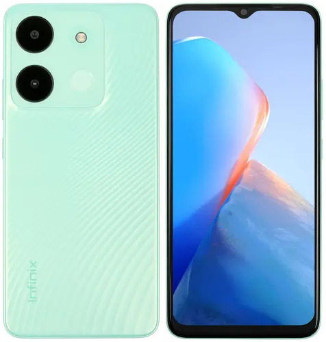 

Смартфон Infinix Smart 7, 6.6" 720x1612 IPS, MediaTek Helio A22, 3Gb RAM, 64Gb, 3G/4G, Wi-Fi, BT, 2xCam, 2-Sim, 5000 мА⋅ч, Micro-USB, Android 12, зеленый, Smart 7