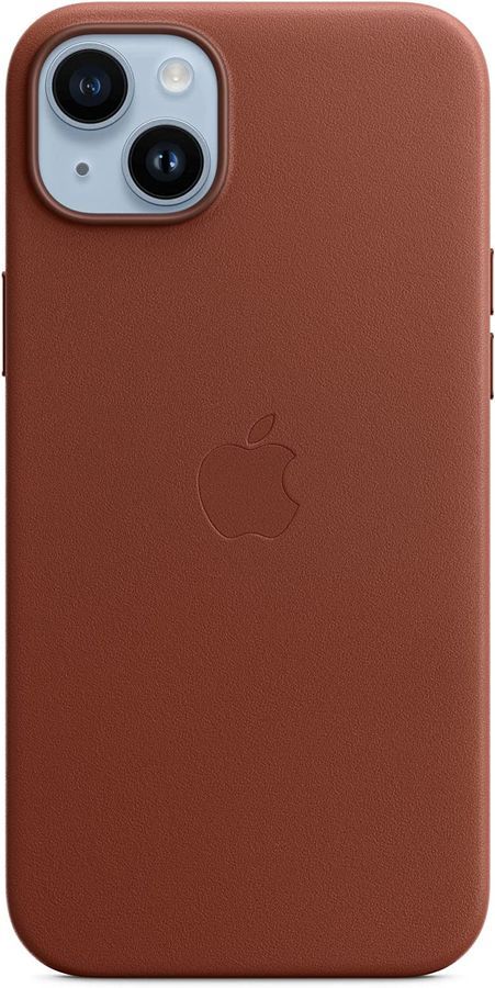 

Чехол-накладка Apple Leather Case для смартфона Apple iPhone 14 Plus, кожа, коричневый (MPPD3ZM/A)