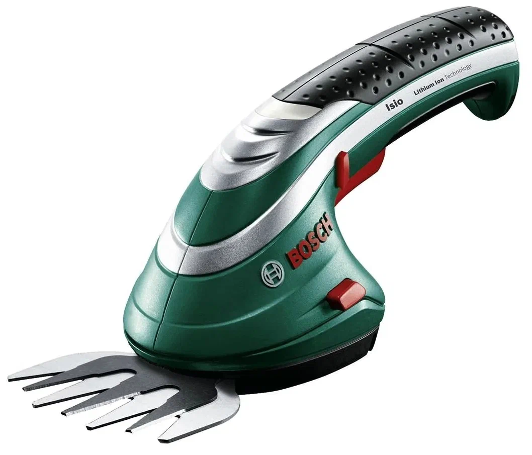 

Ножницы-кусторез BOSCH Isio 3, аккумуляторный, Li-Ion, 1.5 А·ч, 3.6 В, длина лезвия 12 см, 550 г (060083310U) АКБ и ЗУ, Isio 3