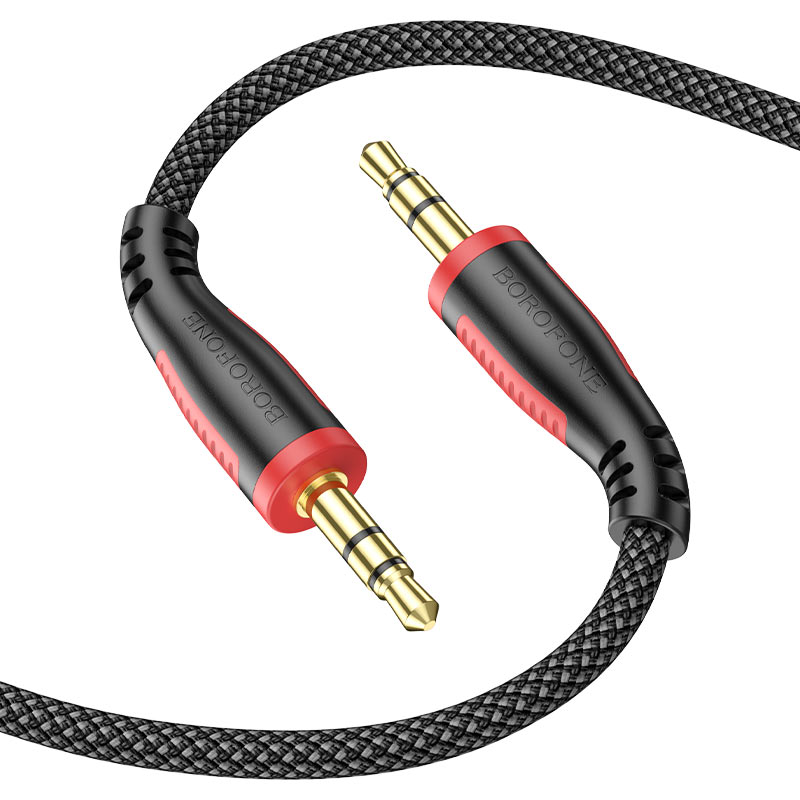 

Кабель Jack 3.5mm(M)-Jack 3.5mm(M), 1 м, черный Borofone BL14 (6974443385939)