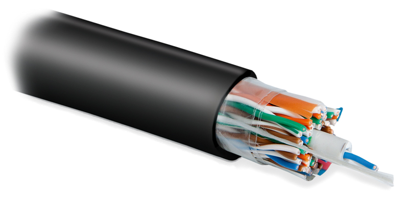 

Витая пара UTP кат.5, 25 пар, CU, 1м., внешний, одножильный, PE, черный, Hyperline (UUTP25W-C5-S24-OUT-PE-BK)