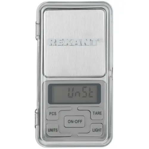 

Весы карманные 200 г/0.01 г, дисплей, платформа 5.2 см x 5.5 см, REXANT 72-1001 (72-1001), 72-1001