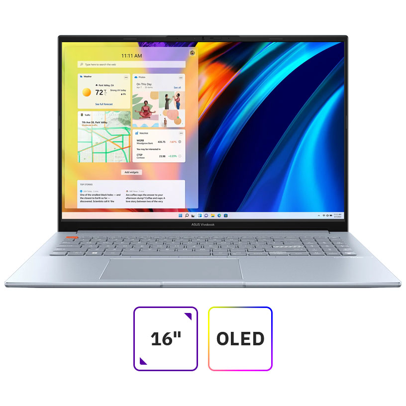 

Ноутбук ASUS VivoBook S 16X M5602QA-L2117 16" OLED 3840x2400, AMD Ryzen 7 5800H 3.2 ГГц, 16Gb RAM, 512Gb SSD, без OC, серебристый (90NB0XW3-M004M0), M5602QA-L2117